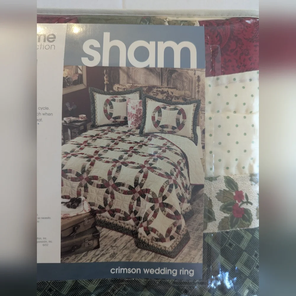 Vtg JC Penney Home Collection Handcrafted Shams 